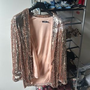 Rose gold Sequin blazer!!!